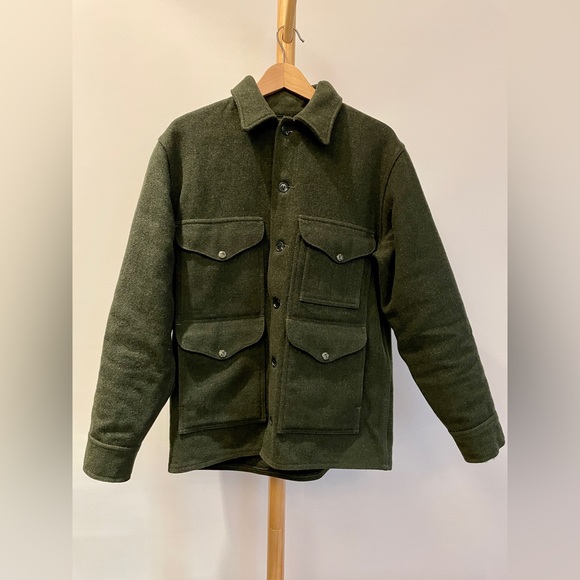 Filson Other - filson forest green mackinaw wool cruiser jacket style 110 size 42